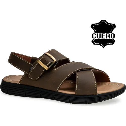 TIME VEROCHY Marron de Mujer modelo Sandalia Casual Mujer Tv16 marrones  mujer 2025032515182841610 Cuero SPANSON