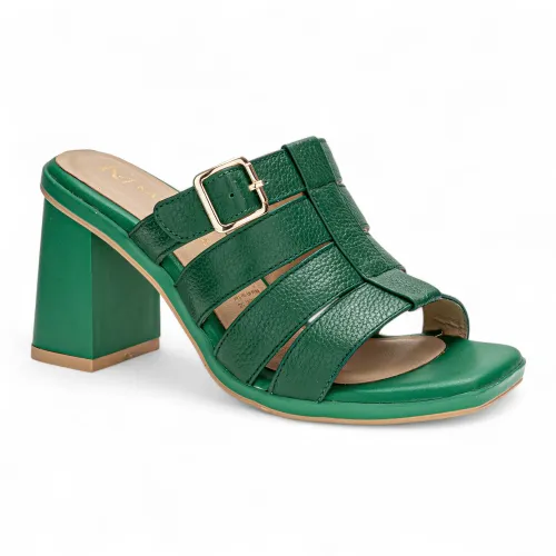 KAMINATA Verde de Mujer modelo Sandalia Casual Mujer Sabira verdes  mujer 2025032520354459888 Cuero PU