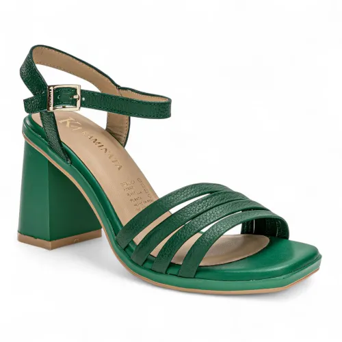 KAMINATA Verde de Mujer modelo Sandalia Casual Mujer 305 verdes  mujer 2025032520354459909 Cuero PU