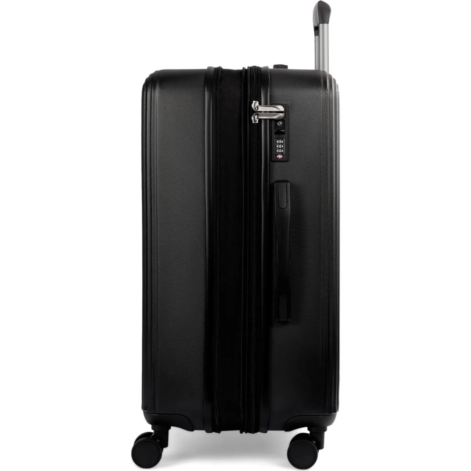 Maleta Crepier Dura Portland 2.0 24plg. Mediano color negro | Platanitos