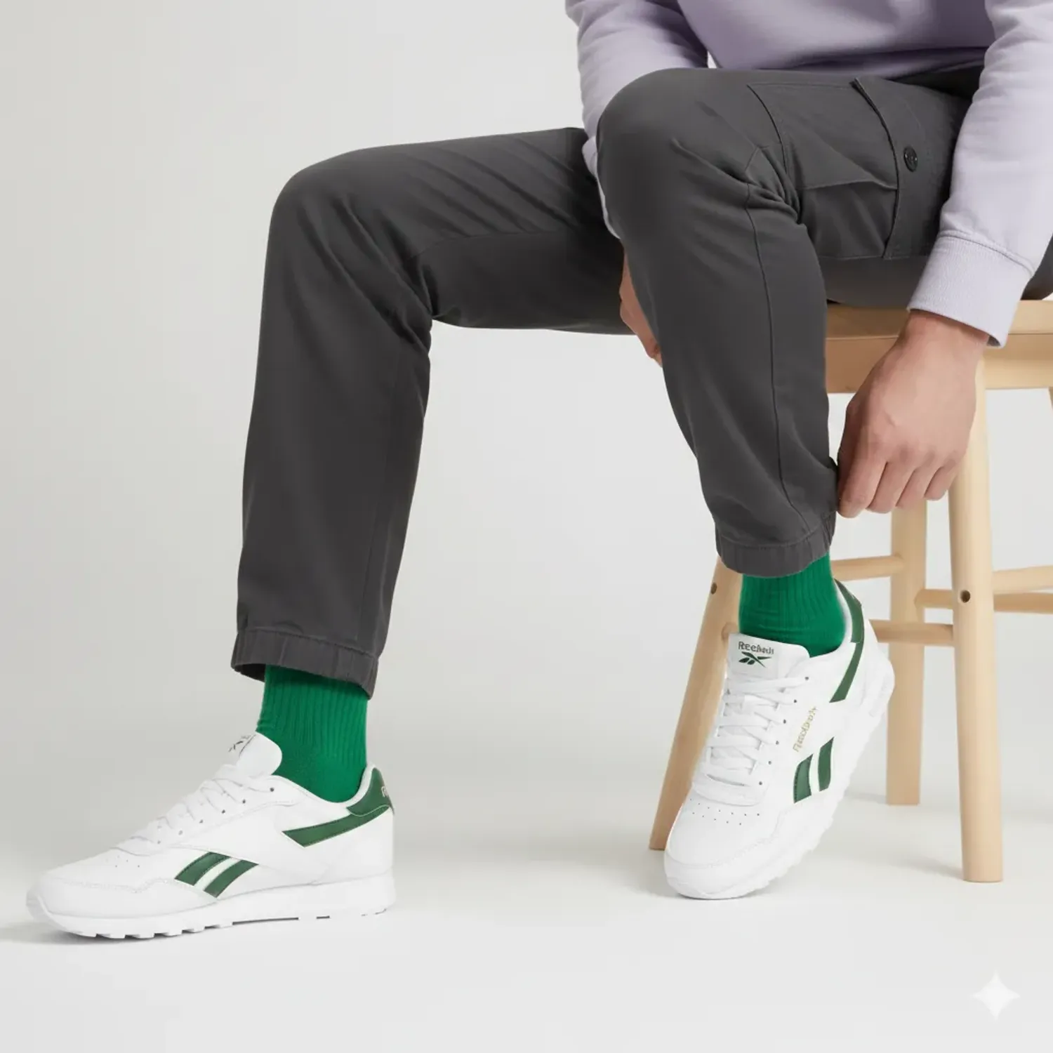 Zapatillas Reebok Urbanas Hombre Jogger Lite color blanco | Platanitos