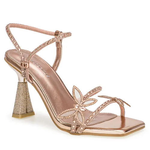 Platanitos Rosado de Mujer modelo Sandalia Dama Fs Abi roses golds sintéticos mujer 2025040202392985826 Sintético Sintético