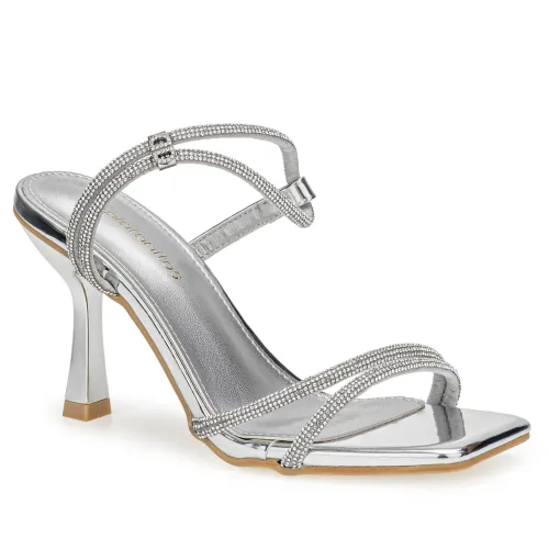 Platanitos Plateado de Mujer modelo Sandalia Dama Fs Vela plateados sintéticos mujer 2025040202392986078 Sintético Sintético