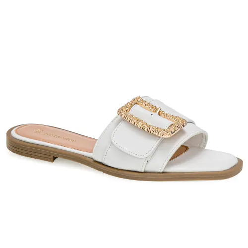 Platanitos Blanco de Mujer modelo Sandalia Dama Sf Lotza blancos sintéticos mujer 2025040219110827688 Sintético Sintético