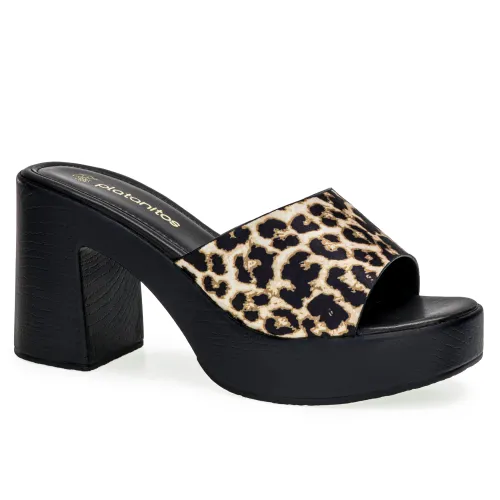 Platanitos  de Mujer modelo Sandalia Dama Sp Luna leopardos sintéticos mujer 2025040219110827868 Sintético Sintético
