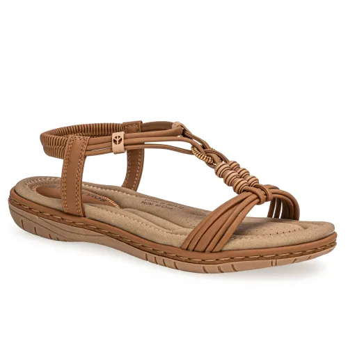 Platanitos  de Mujer modelo Sandalia Dama Sf Inoa cameles sintéticos mujer 2025040221432538208 Sintético Sintético