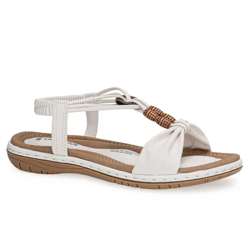 Platanitos Blanco de Mujer modelo Sandalia Dama Sf Close blancos sintéticos mujer 2025040221432538244 Sintético Sintético