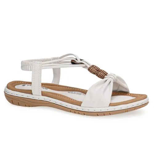 Platanitos Blanco de Mujer modelo Sandalia Dama Sf Close blancos sintéticos mujer 2025040221432538244 Sintético Sintético