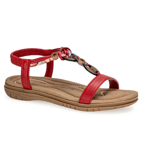 Platanitos Rojo de Mujer modelo Sandalia Dama Sf Curty rojos rojas roja sintéticos mujer 2025040221432538280 Sintético Sintético