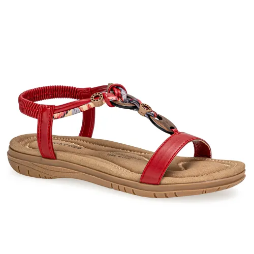 Platanitos Rojo de Mujer modelo Sandalia Dama Sf Curty rojos rojas roja sintéticos mujer 2025040221432538280 Sintético Sintético