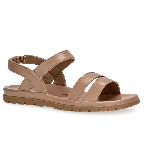 Platanitos Beige de Mujer modelo Sandalia Dama Sf Benta sintéticos mujer 2025040221432538604 Sintético Sintético