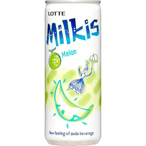 LOTTE Bebida Gasificada Con Leche Sabor A Melón (Milkis)