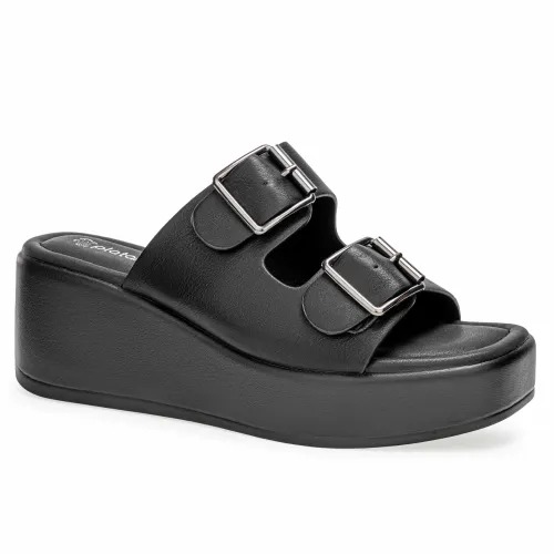 Platanitos Negro de Mujer modelo Sandalia Dama S Coraly negros sintéticos mujer 2025040414351605265 Sintético Sintético