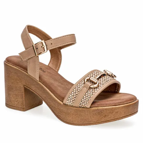 Platanitos Beige de Mujer modelo Sandalia Dama Sp Agata beiges sintéticos mujer 2025040414351605301 Sintético Sintético
