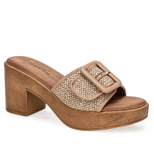 Platanitos Beige de Mujer modelo Sandalia Dama Sp Zafi beiges sintéticos mujer 2025040414351605319 Sintético Sintético