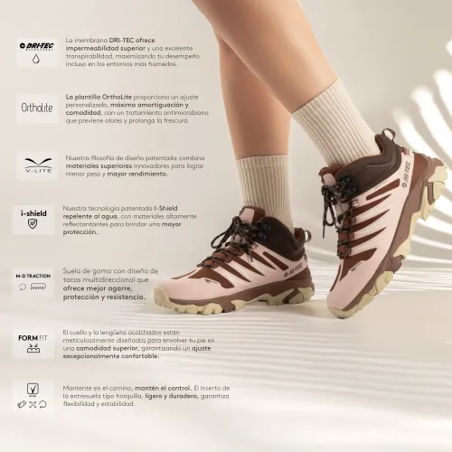 Hi-Tec Zapatillas De Outdoor Mujer Tarantula Lte Wp