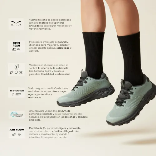 Hi-Tec Zapatillas De Outdoor Hombre Geo Fuse