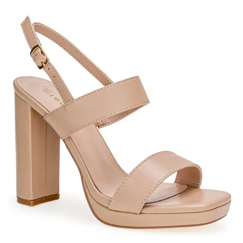 Platanitos Beige de Mujer modelo Sandalia Dama Svp Madison pieles sintéticos mujer 2025041413212726063 Sintético Sintético