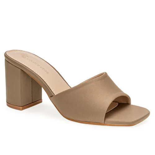 Platanitos Beige de Mujer modelo Sandalia Dama Sv Mandi pieles sintéticos mujer 2025041413212726642 Sintético Sintético