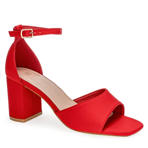 Platanitos Rojo de Mujer modelo Sandalia Dama Sv Nemy rojos rojas roja sintéticos mujer 2025041413212727411 Sintético Sintético
