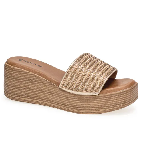 Platanitos Beige de Mujer modelo Sandalia Dama Sw Liberia beiges sintéticos mujer 2025041417374252929 Sintético Sintético
