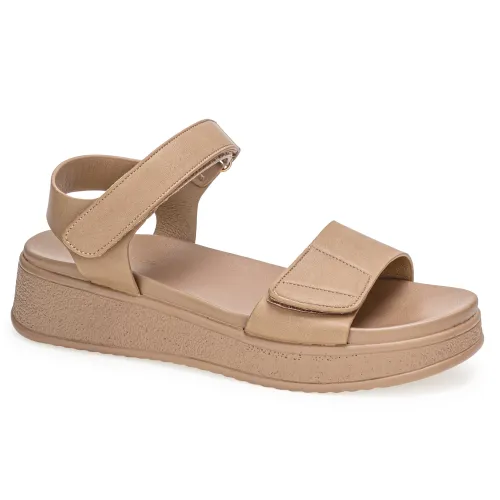 Platanitos Beige de Mujer modelo Sandalia Dama Sct Guinea beiges sintéticos mujer 2025041417374253037 Sintético Sintético
