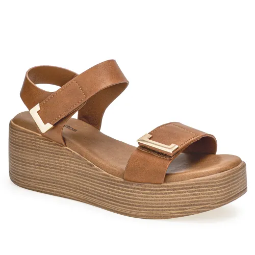 Platanitos  de Mujer modelo Sandalia Dama Sw Chad cameles sintéticos mujer 2025041417374253073 Sintético Sintético