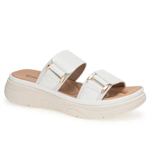 Platanitos Blanco de Mujer modelo Sandalia Dama Sct Togo blancos sintéticos mujer 2025041417374253217 Sintético Sintético