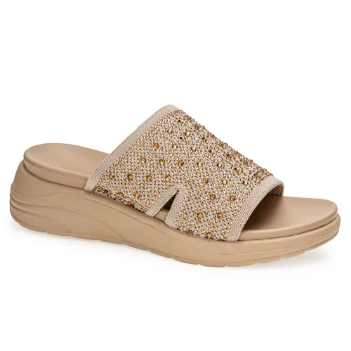 Platanitos Beige de Mujer modelo Sandalia Dama Sct Irak beiges sintéticos mujer 2025041417374253271 Sintético Sintético