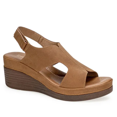 Platanitos Marron de Mujer modelo Sandalia Dama Sw Suiza marrones sintéticos mujer 2025041417374253397 Sintético Sintético