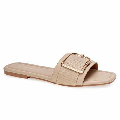 Platanitos Beige de Mujer modelo Sandalia Dama Sf Lapi pieles sintéticos mujer 2025041421011056634 Sintético Sintético