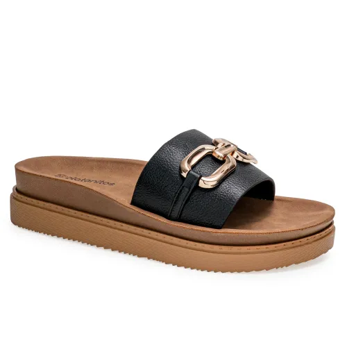 Platanitos Negro de Mujer modelo Sandalia Dama S Luna negros sintéticos mujer 2025041421011056681 Sintético Sintético