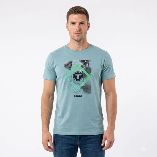 Polo Trust Urbano Hombre Neon color celeste | Platanitos
