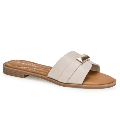 Platanitos Beige de Mujer modelo Sandalia Dama Sf Bilan beiges sintéticos mujer 2025041515514349653 Sintético Sintético
