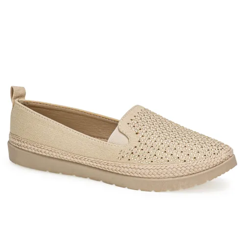 Platanitos Beige de Mujer modelo Alpargata Dama A Kina sintéticos mujer 2025041515514349977 Sintético Sintético