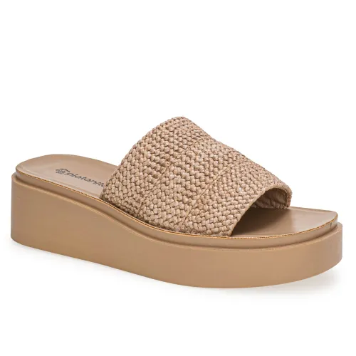 Platanitos Beige de Mujer modelo Sandalia Dama S Luxy beiges sintéticos mujer 2025042121052394011 Sintético Sintético