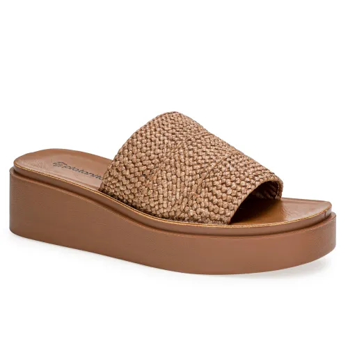 Platanitos Marron de Mujer modelo Sandalia Dama S Luxy marrones claros sintéticos mujer 2025042121052394029 Sintético Sintético