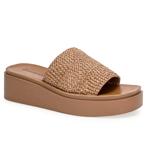 Platanitos Marron de Mujer modelo Sandalia Dama S Luxy marrones claros sintéticos mujer 2025042121052394029 Sintético Sintético
