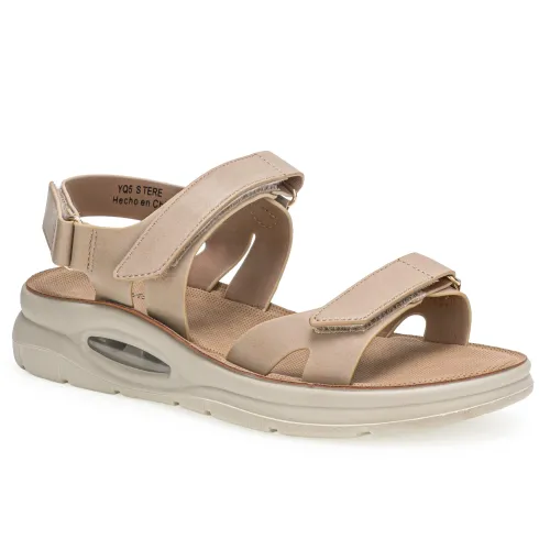 Platanitos Beige de Mujer modelo Sandalia Dama S Tere beiges sintéticos mujer 2025042121052394173 Sintético Sintético