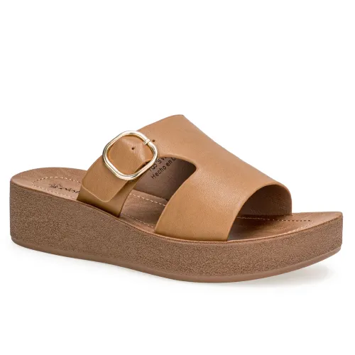 Platanitos  de Mujer modelo Sandalia Dama S Very cameles sintéticos mujer 2025042121052494827 Sintético Sintético