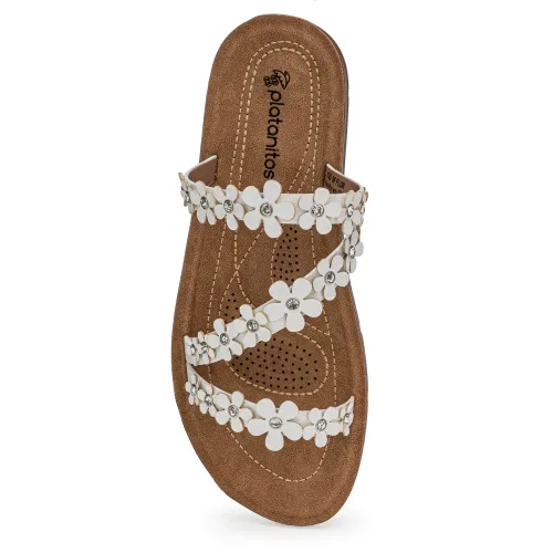 Platanitos Sandalia Dama Sf Flor