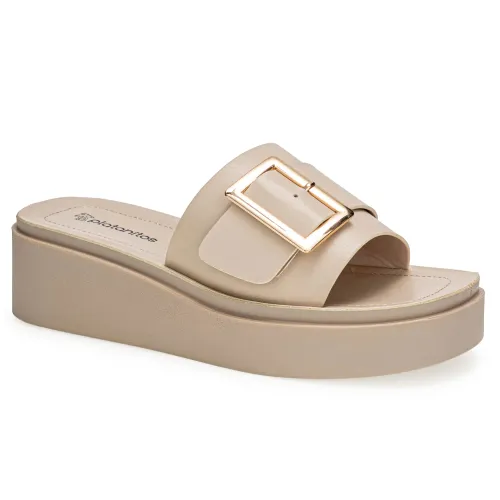 Platanitos Beige de Mujer modelo Sandalia Dama S Lira beiges sintéticos mujer 2025042121052495982 Sintético Sintético