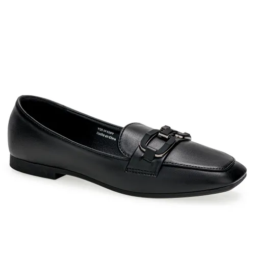 Platanitos Negro de Mujer modelo Mocasin Dama M Eddy negros sintéticos mujer 2025042121052496435 Sintético Sintético