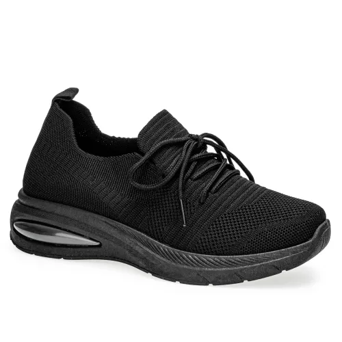 Platanitos Negro de Mujer modelo Zapatilla Dama Zf Move negros sintéticos mujer 2025042121052496741 Sintético Sintético