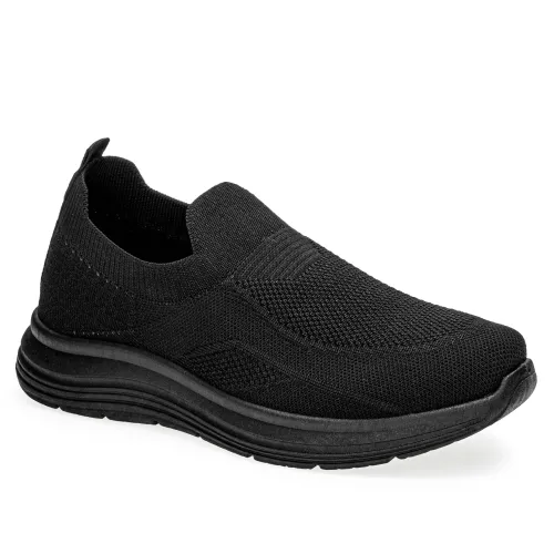 Platanitos Negro de Mujer modelo Zapatilla Dama Zf Bay negros sintéticos mujer 2025042121052496795 Sintético Sintético