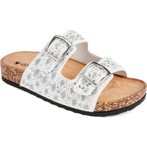 VIA UNO Blanco de Mujer modelo Sandalia Cuña Mujer Lc054936 blancos textiles mujer 2025042214380862534 Textil Pvc