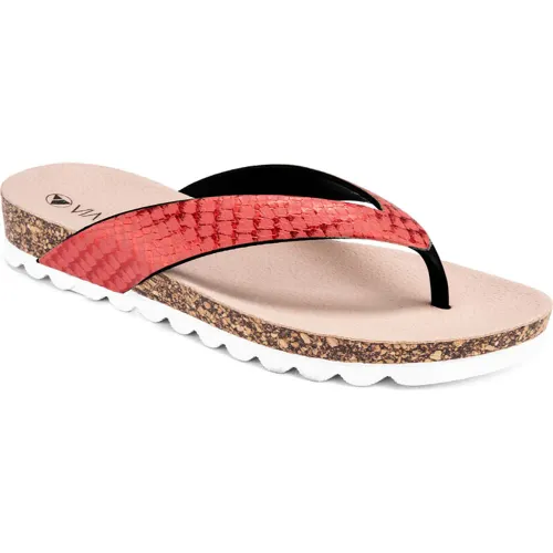 VIA UNO Rojo de Mujer modelo Sandalia Mujer Lc054931 rojos rojas roja mujer 2025042214380862594 PU Pvc