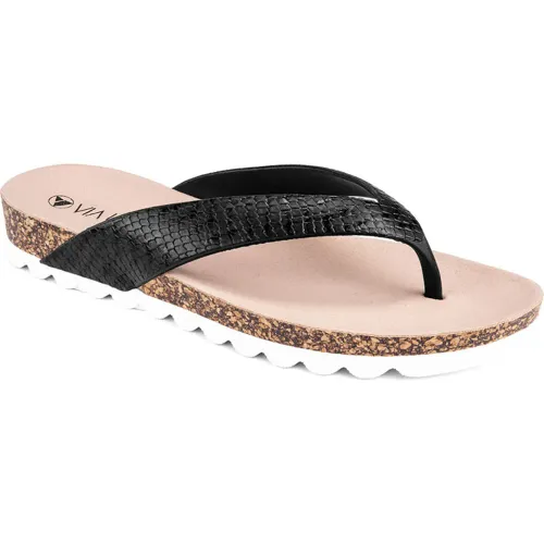 VIA UNO Negro de Mujer modelo Sandalia Mujer Lc054931 negros mujer 2025042214380862624 PU Pvc