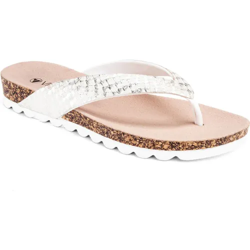 VIA UNO Blanco de Mujer modelo Sandalia Mujer Lc054931 blancos mujer 2025042214380862639 PU Pvc