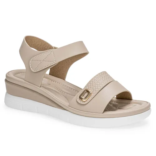 Platanitos Beige de Mujer modelo Sandalia Dama Sct Megi beiges sintéticos mujer 2025042313121229694 Sintético Sintético